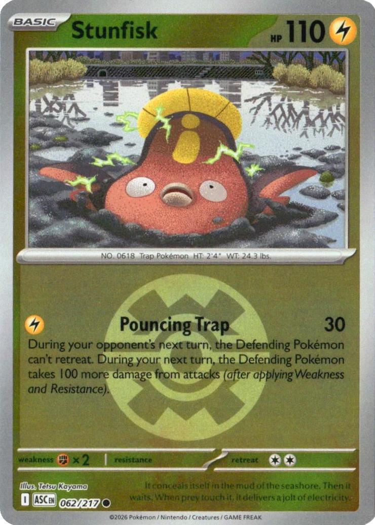 Ascended Heroes Stunfisk [Ball] Pokémon card